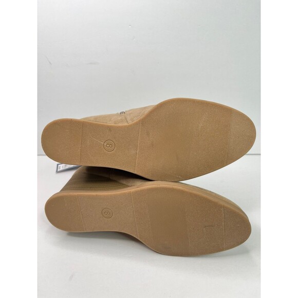 Universal Thread Cypress Wedge Hell Ankle Boots Wonen’s -Taupe/Tan Size 8 #519 - Picture 8 of 12